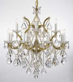 Chandelier Lighting Crystal Chandeliers H30"X W28" - A500-Gold/B7/21532/12+1