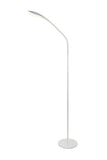 ZC121-LEDFL003 - Regency Decor: Illumen Collection 1-Light glossy frosted white Finish LED Floor Lamp